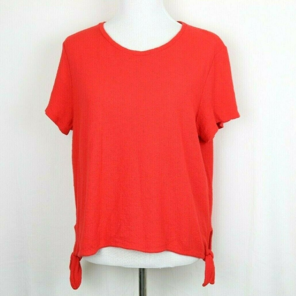 Madewell Texture & Thread Modern Side Tie Top